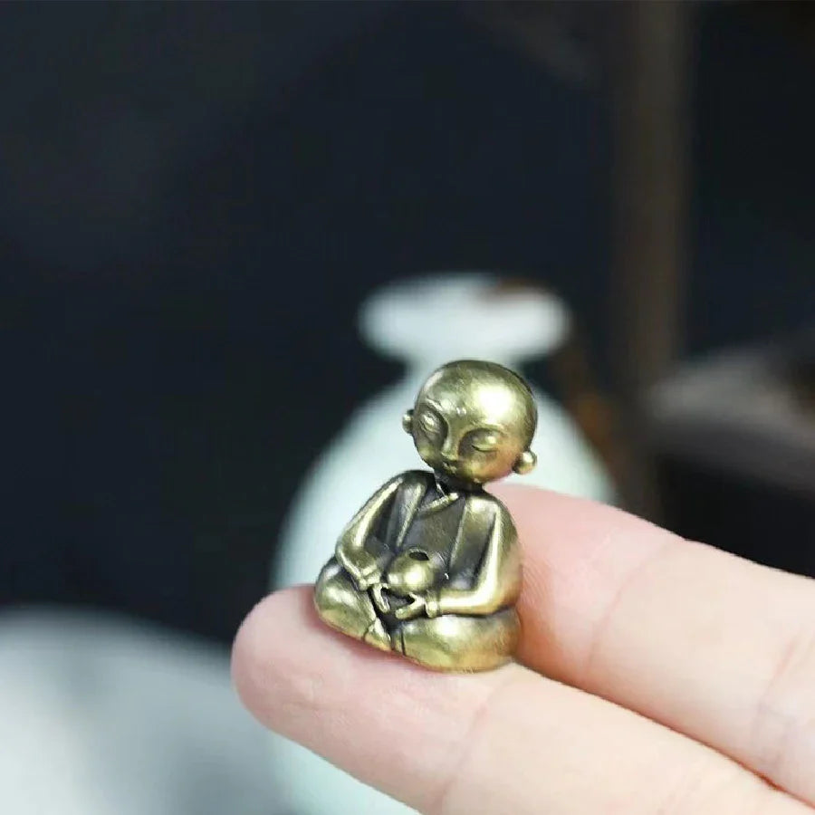 Little Monk Zen Incense Burner Stand For Study Decor