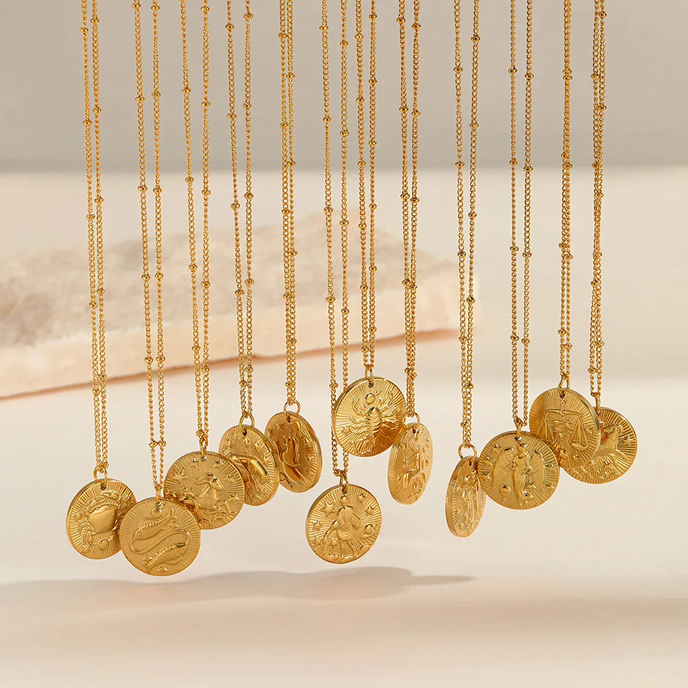 Your Sign, Your Story Zodiac Coin Necklace