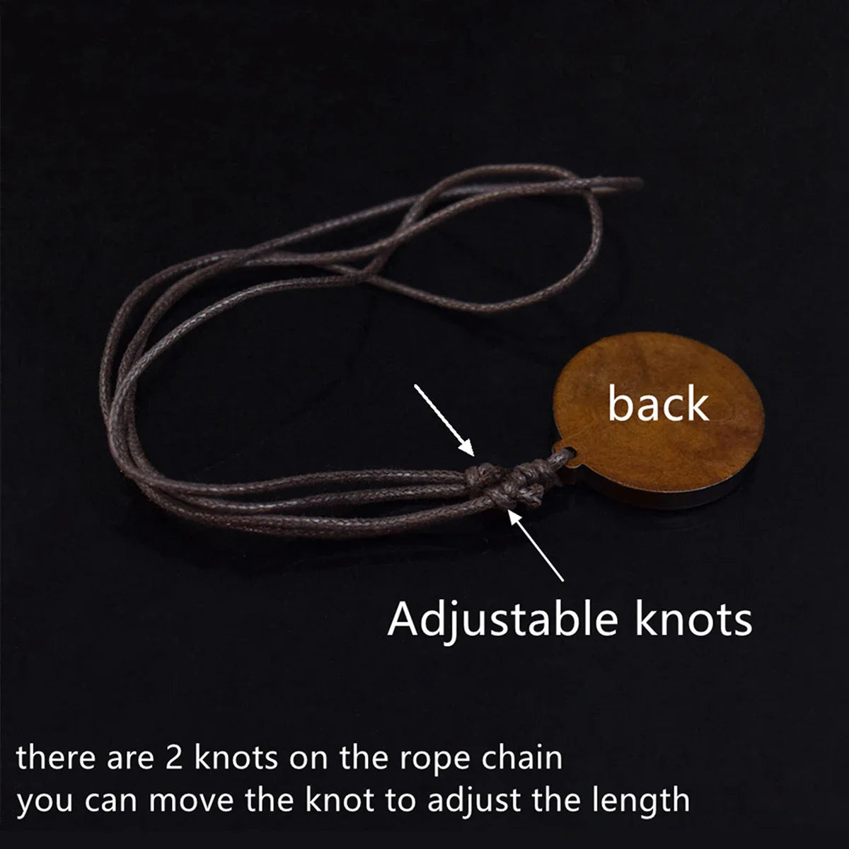 Four Leaf Clover Wooden Pendant For Luck Energy