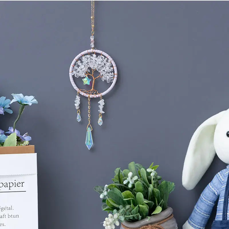 Amethyst Tree of Life Suncatcher