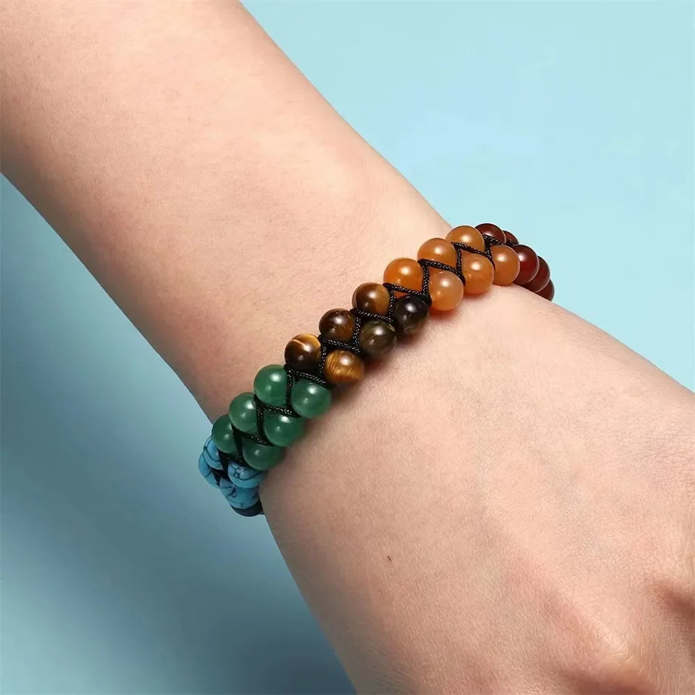 7 Chakra Stone Bracelet - Spiritual Healing