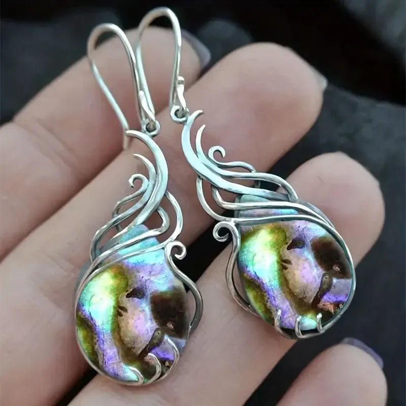 Bohemian Turquoise Earrings For Women Vintage Jewelry Gift