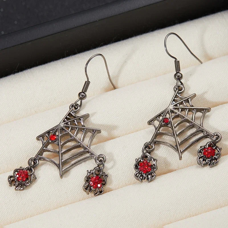 Spider Web Dangle Earrings - Aura Energy