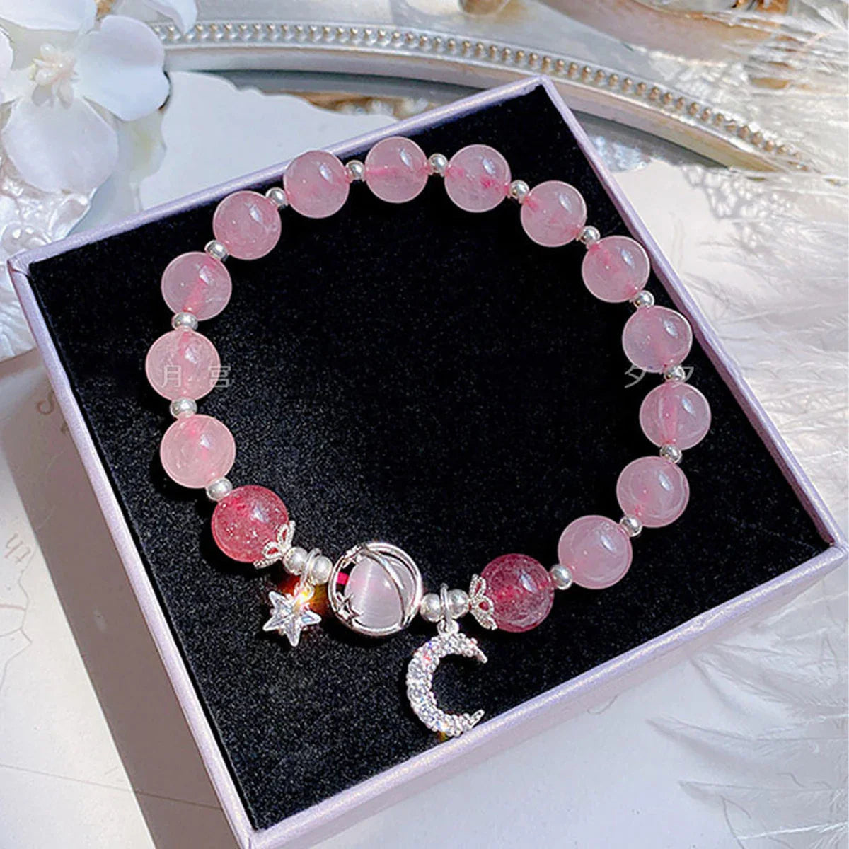Handcrafted Cat's Eye Moonstone Bracelet for Women
