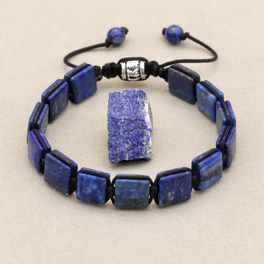 Natural Lapis Lazuli Bracelet Unisex