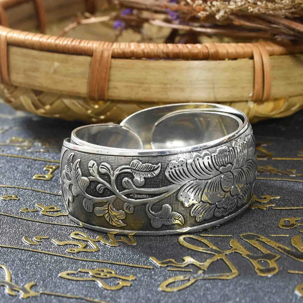 Turquoise Protection Ethnic Boho Handmade Cuff Bracelet