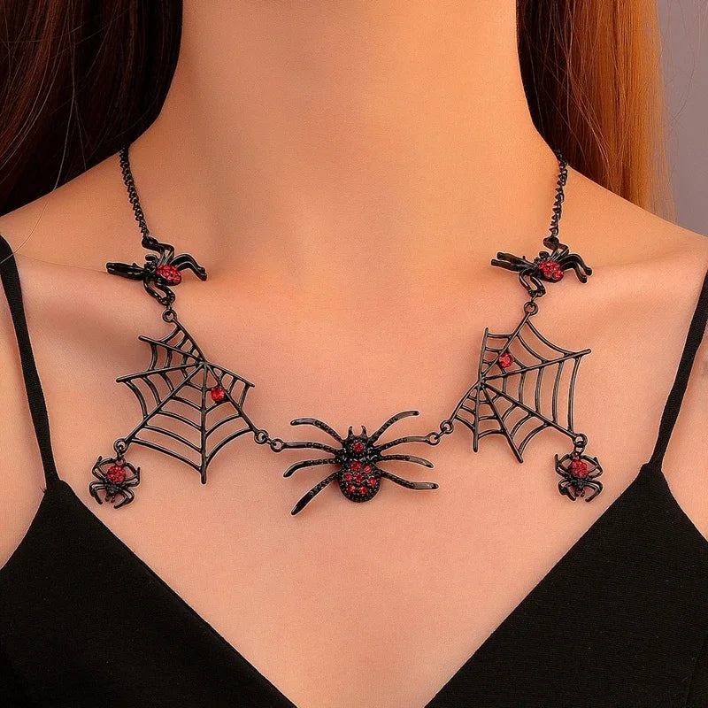 Spider Web Dangle Earrings - Aura Energy