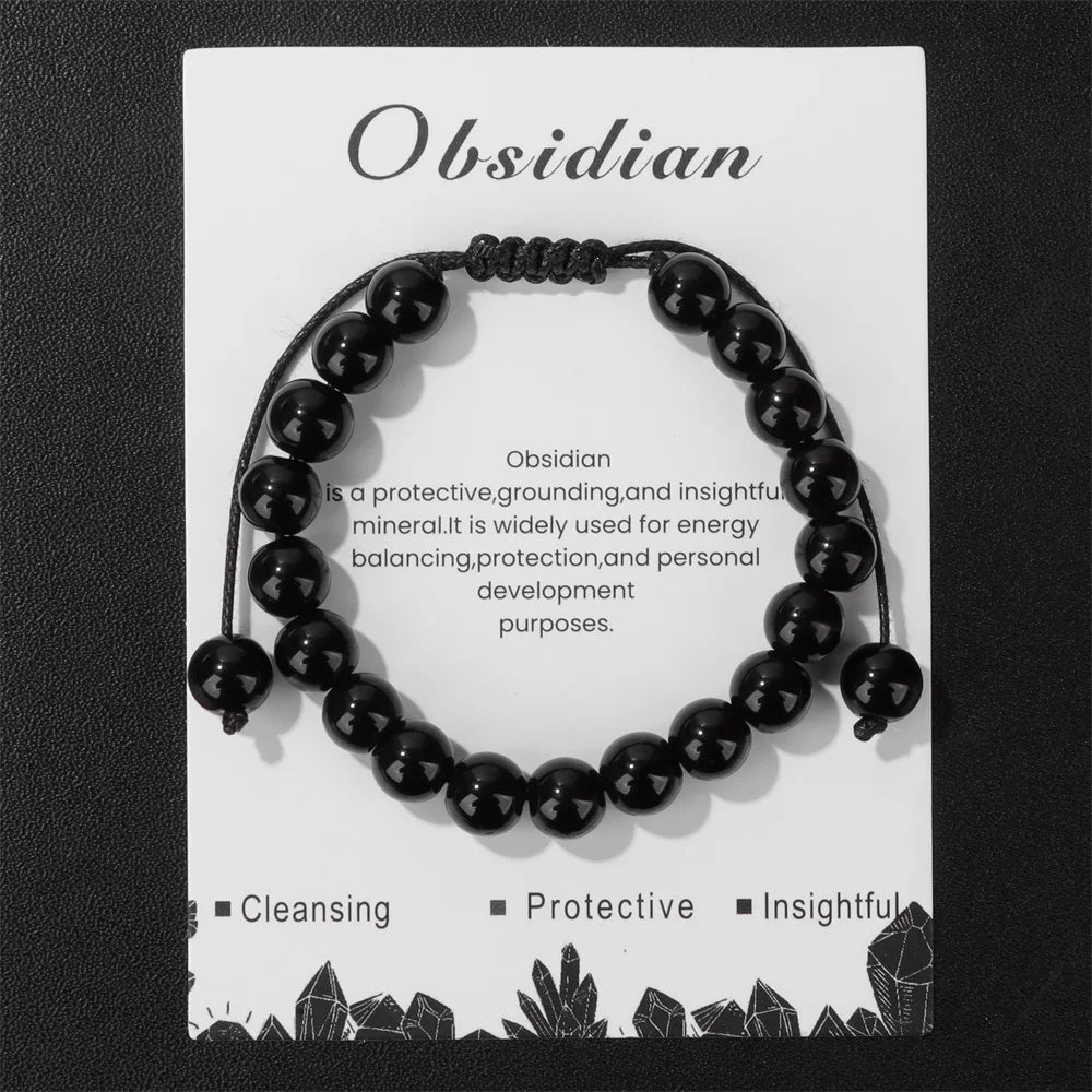 Amethyst Fluorite Bracelet - Energy Balance