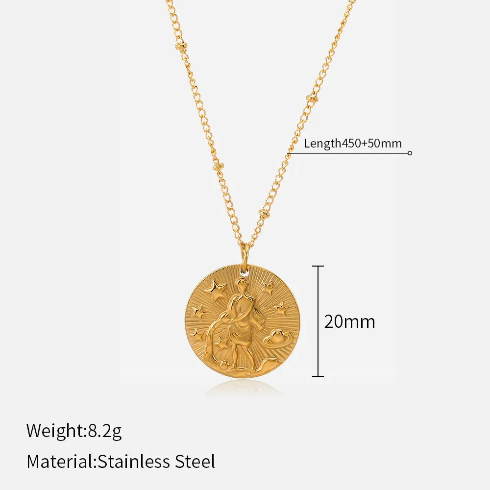 Your Sign, Your Story Zodiac Coin Necklace