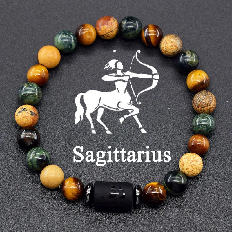 Elite Tiger Eye Protection Bracelet 12 Zodiacs For Women