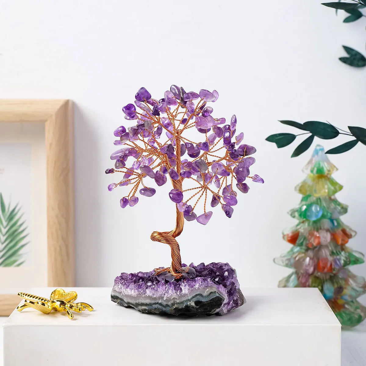 Amethyst Crystal Tree - Healing Energy Decor