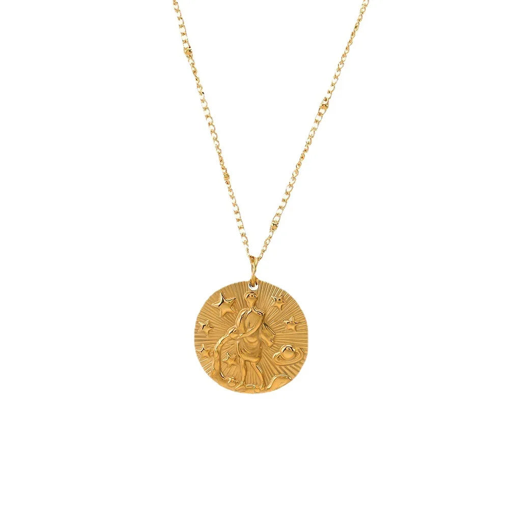 Your Sign, Your Story Zodiac Coin Necklace