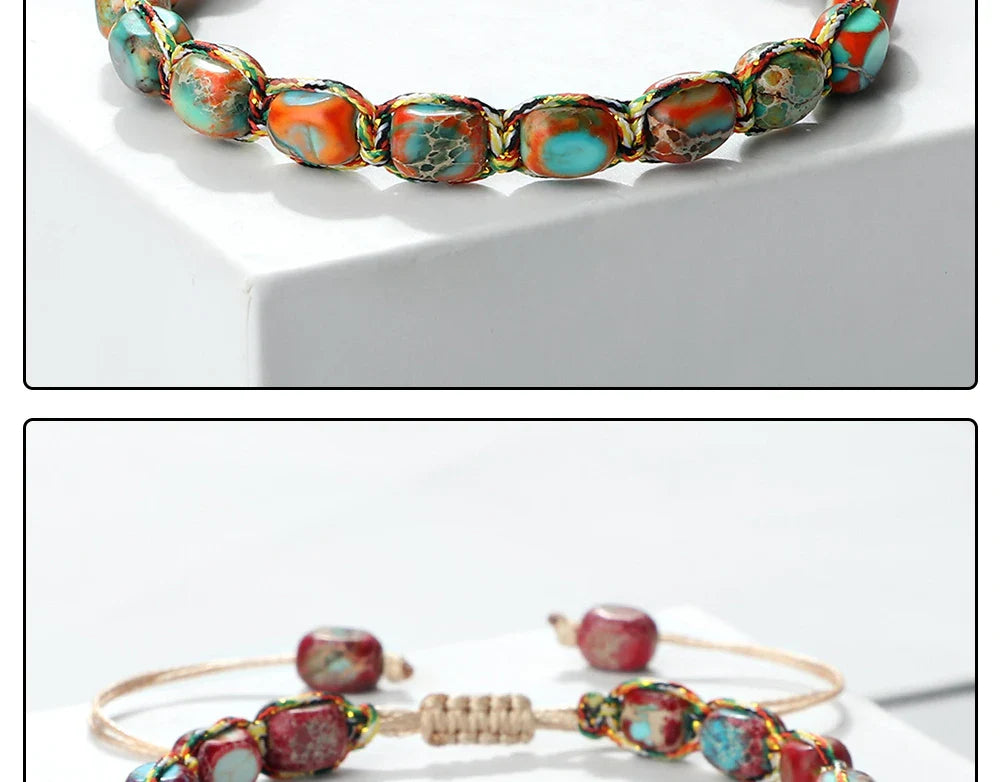 Bohemian Imperial Stone Beaded Bracelet Limited