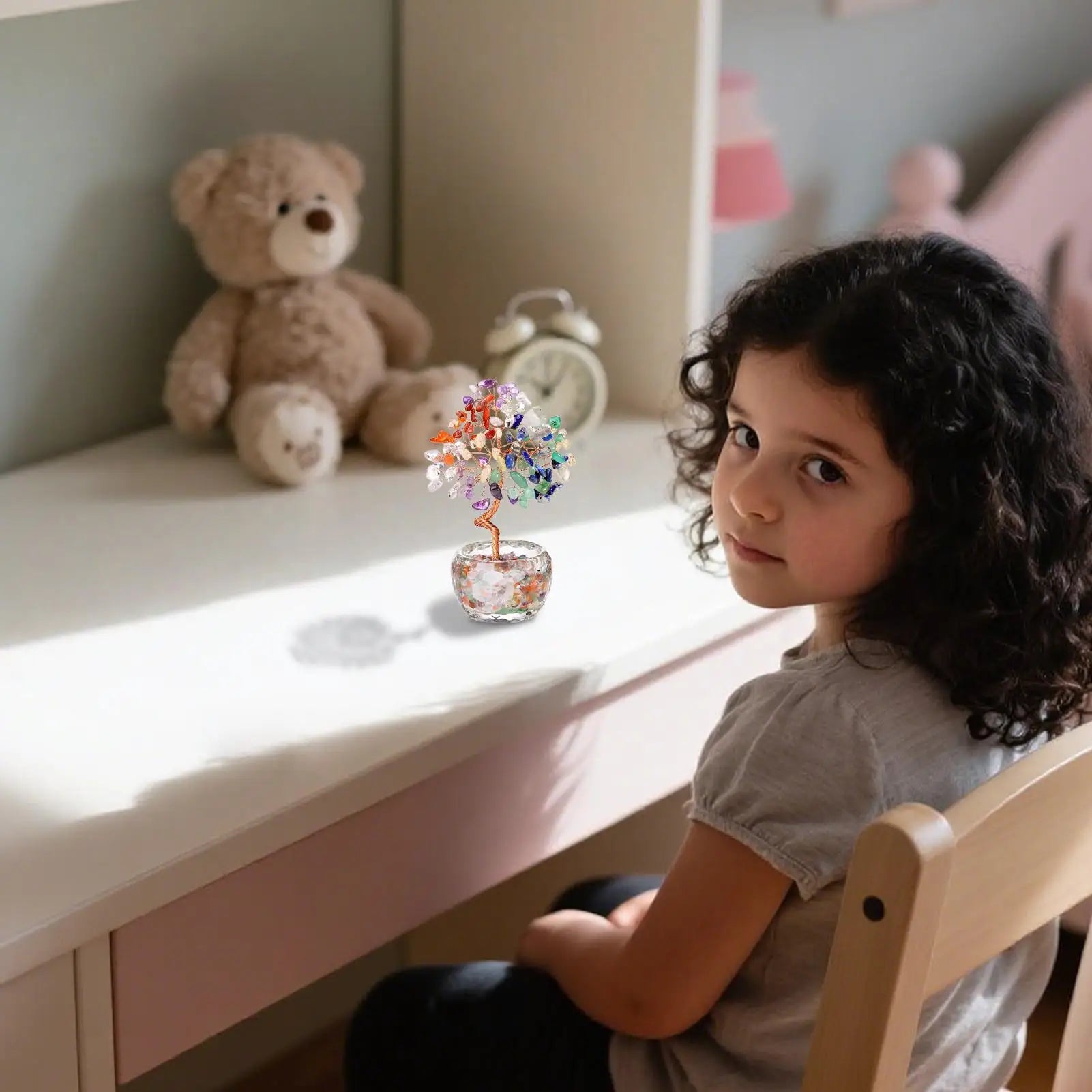 Handcrafted Amethyst Crystal Tree For Wealth