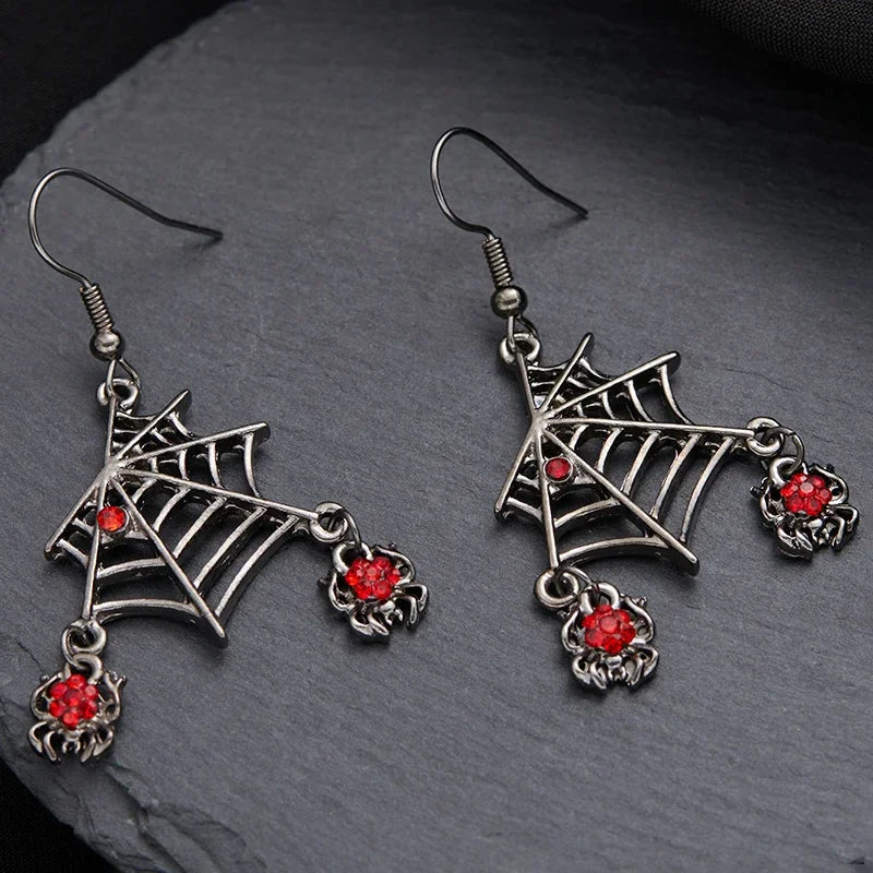 Spider Web Dangle Earrings - Aura Energy