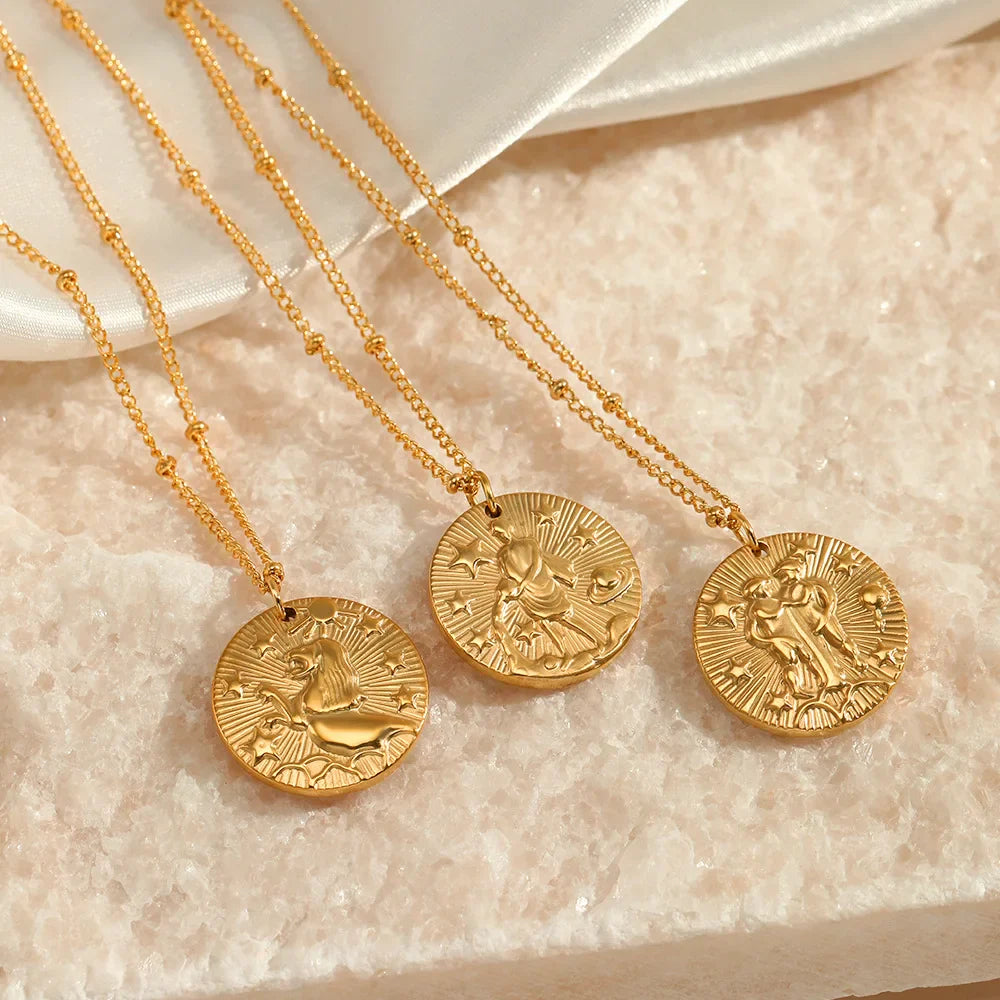 Your Sign, Your Story Zodiac Coin Necklace