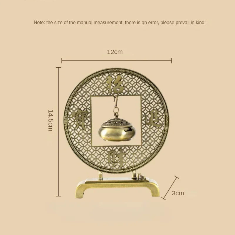 Five Blessings Incense Burner Sandalwood Taoist Ornaments