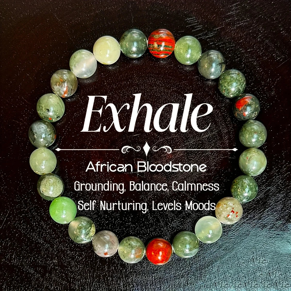 Handcrafted Bloodstone Bracelet - Protection