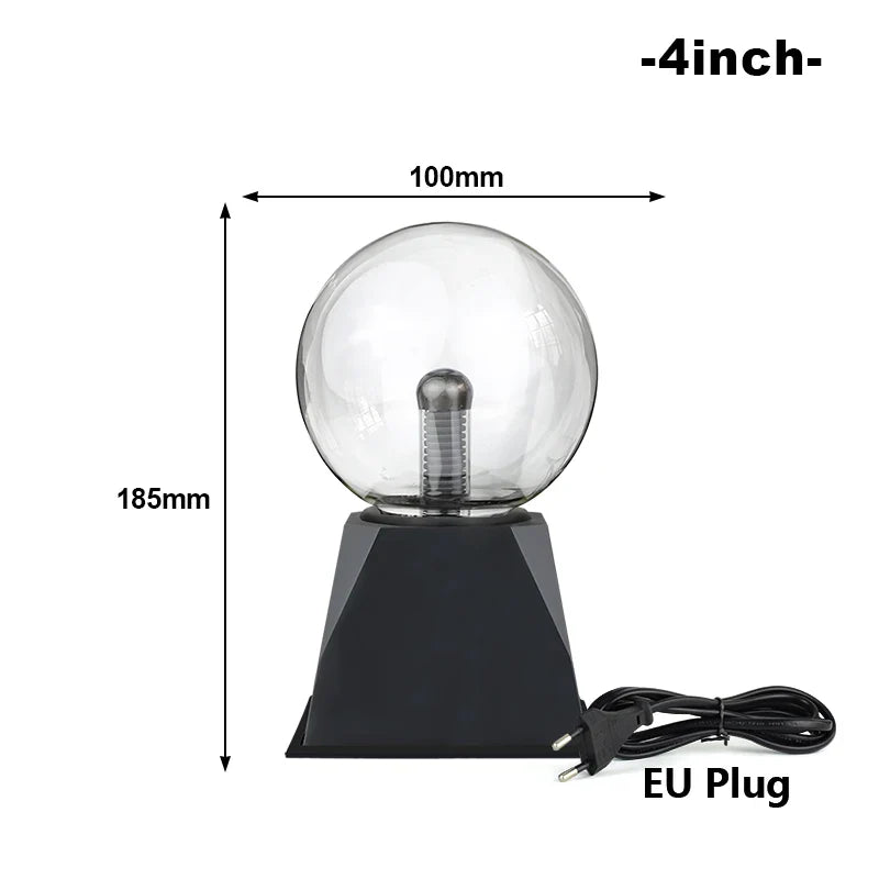 Magic Crystal Plasma Ball Lamp 3 Inch LED Night Light Kid Birthday Christmas Gift Lighting Bedroom Decor Novelty Lamp