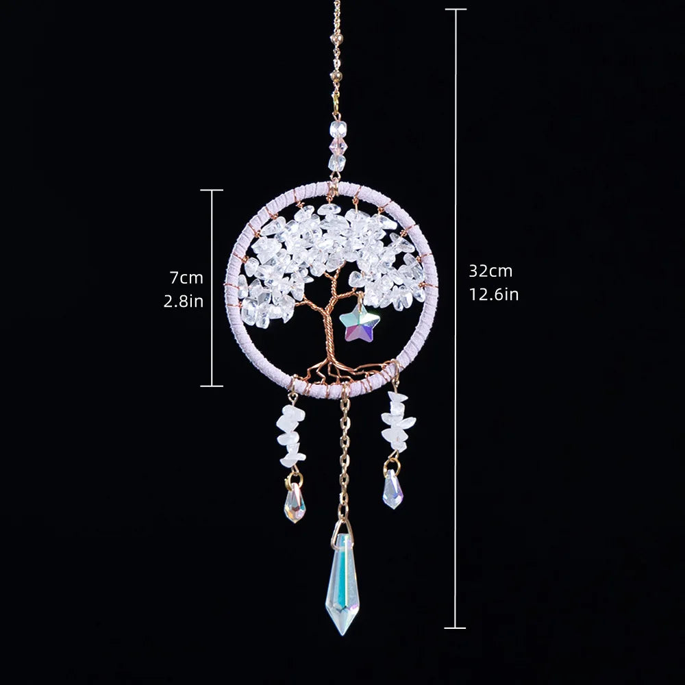 Amethyst Tree of Life Suncatcher