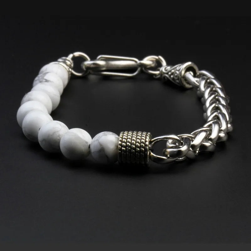 Stainless Steel Chain Bracelet Tiger Eye Elite