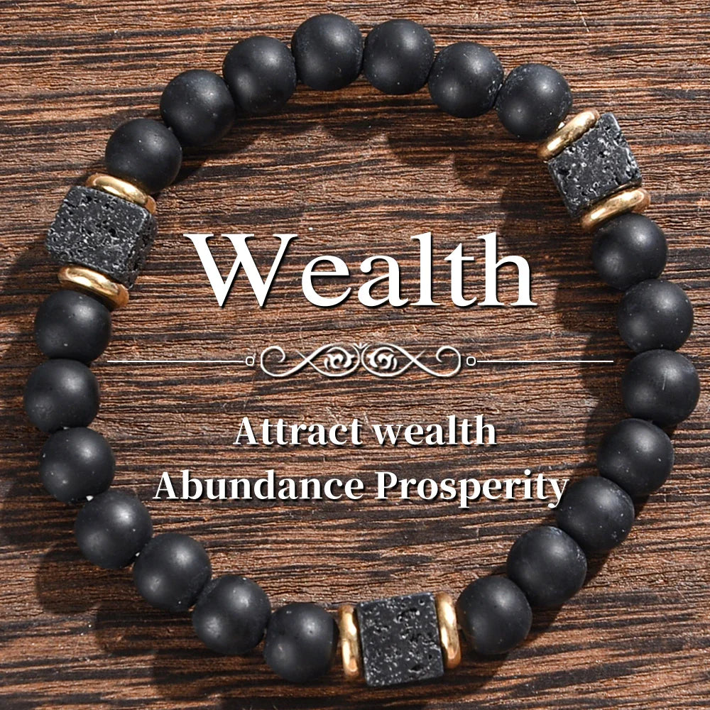 Natural Tiger Eye Amethyst Bracelet Protection For Women