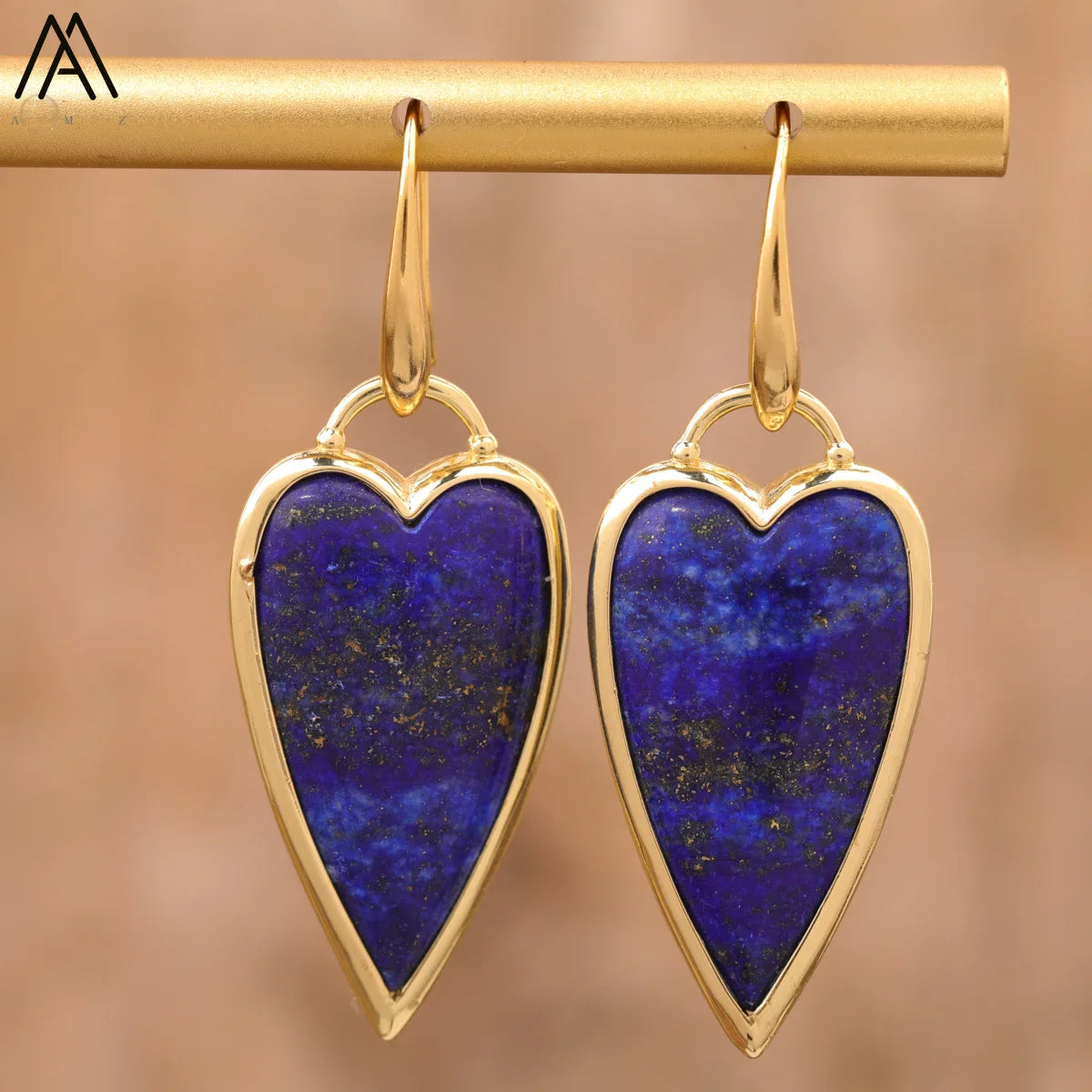 Classic Heart Stone Earrings