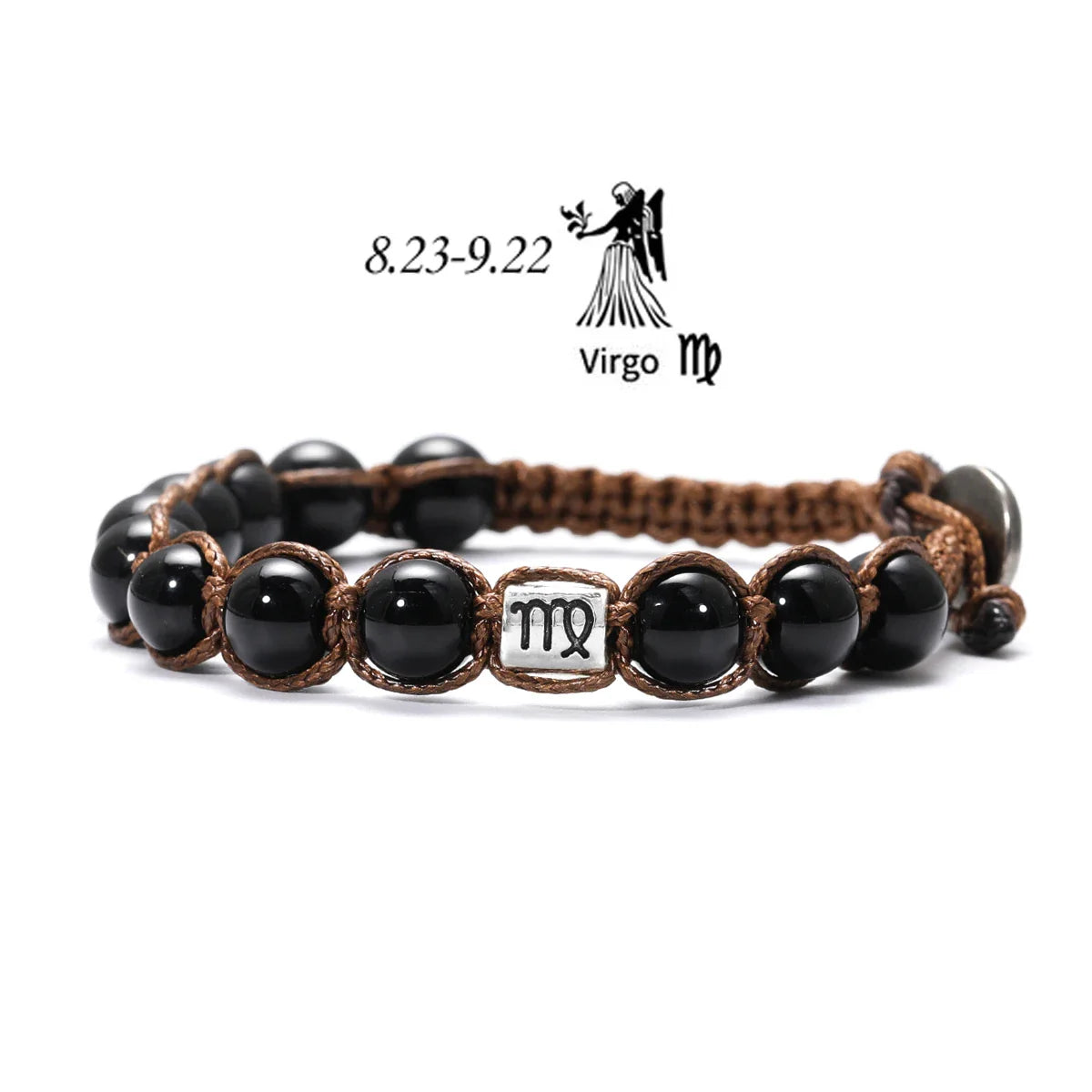 Obsidian 12 Zodiac Bracelet - Protection Energy