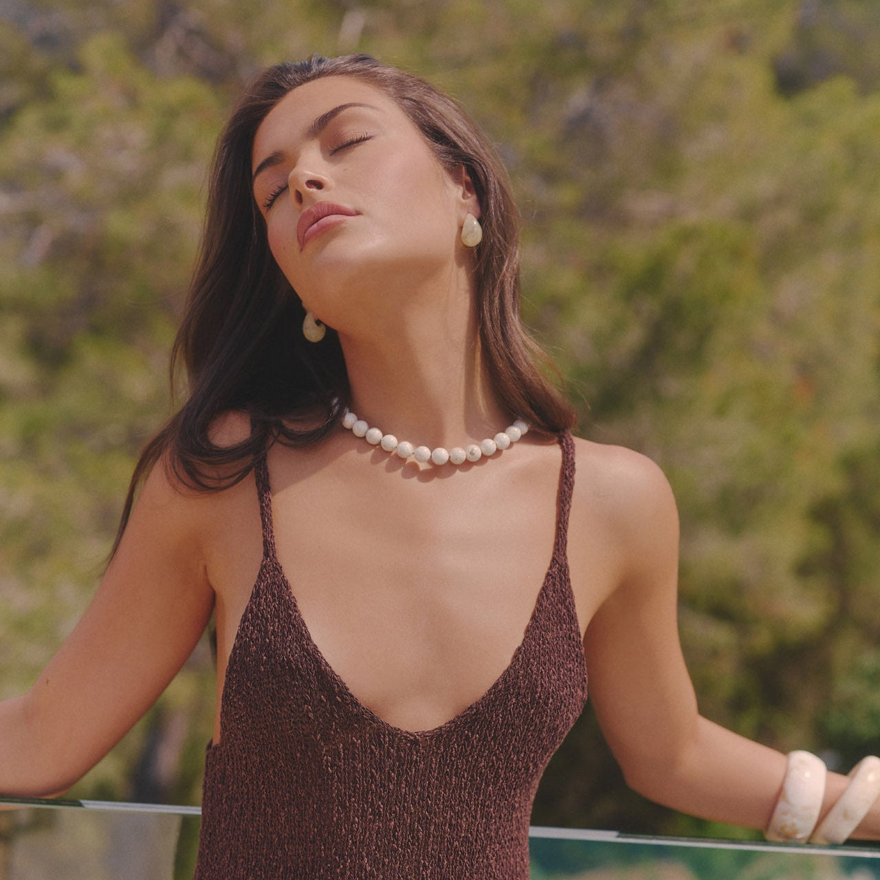 SAND BEADED NECKLACE