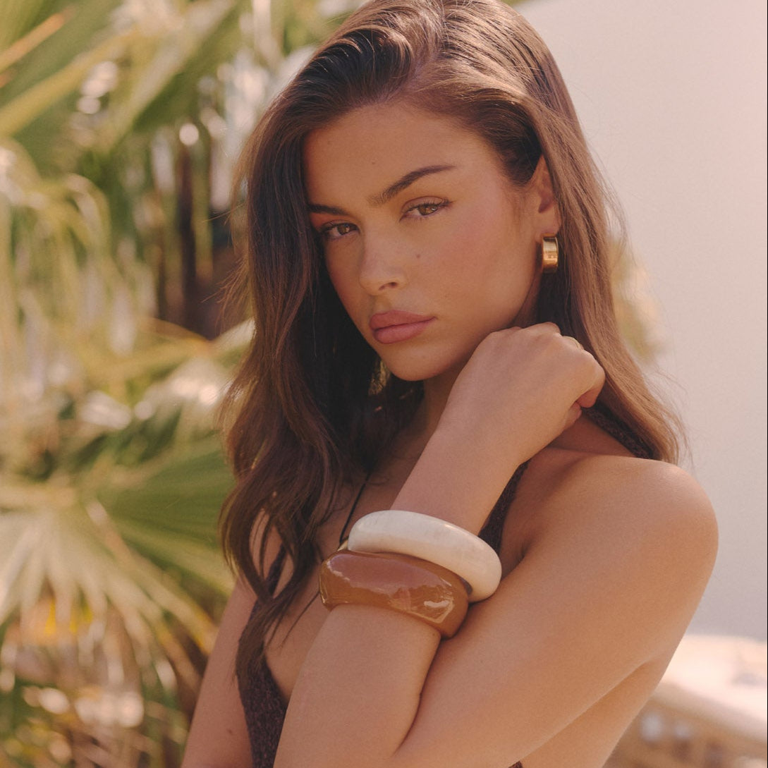 LATTE ROUNDED BANGLE