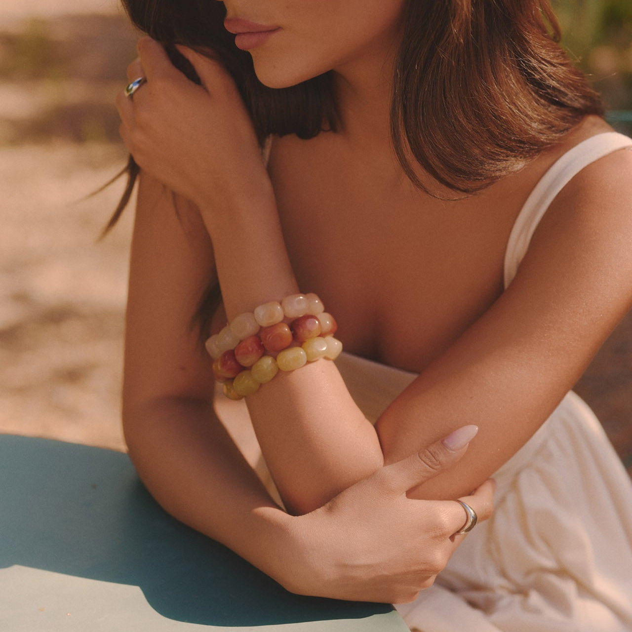 ROSÉ STONE BRACELET