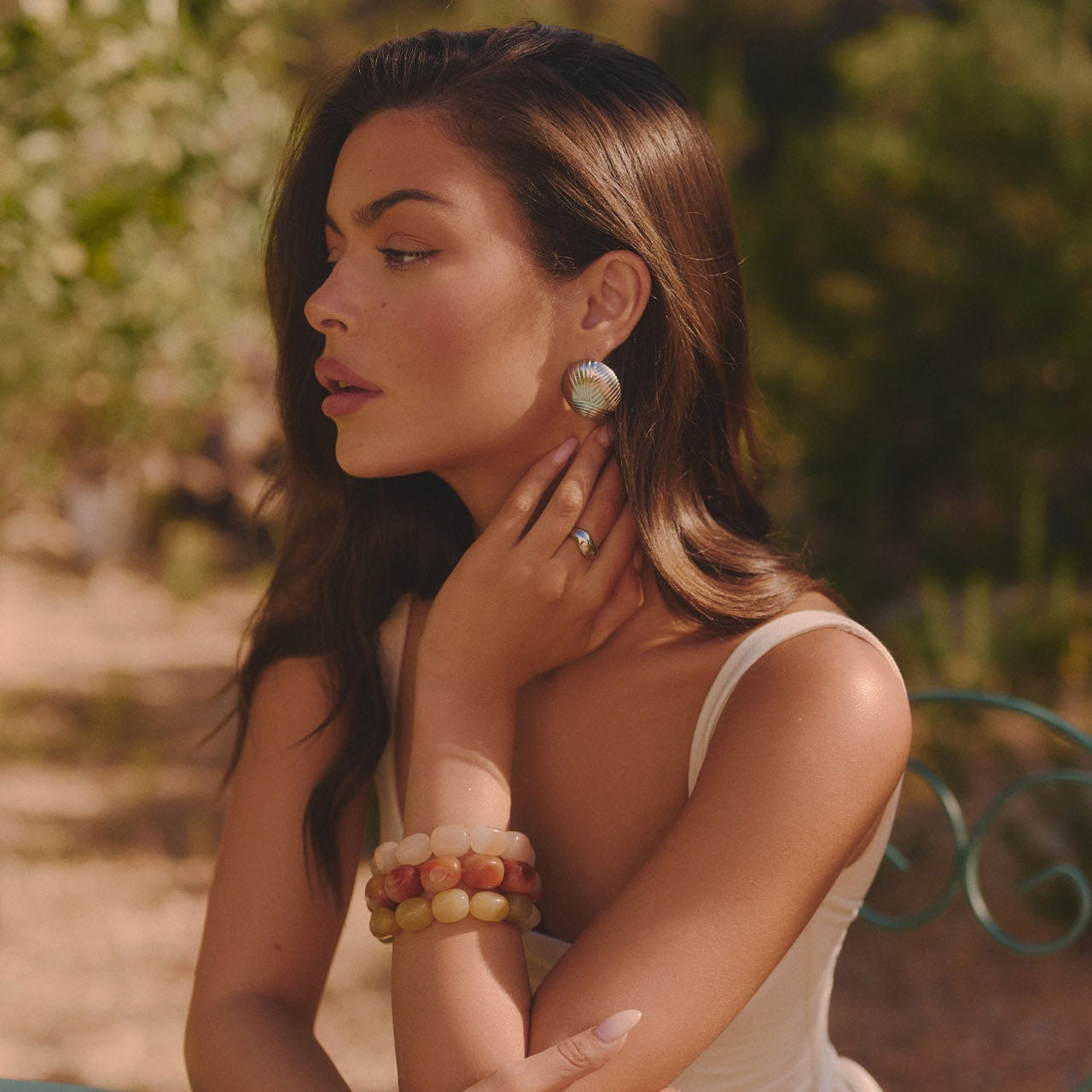 CIRCLE EARRING SILVER