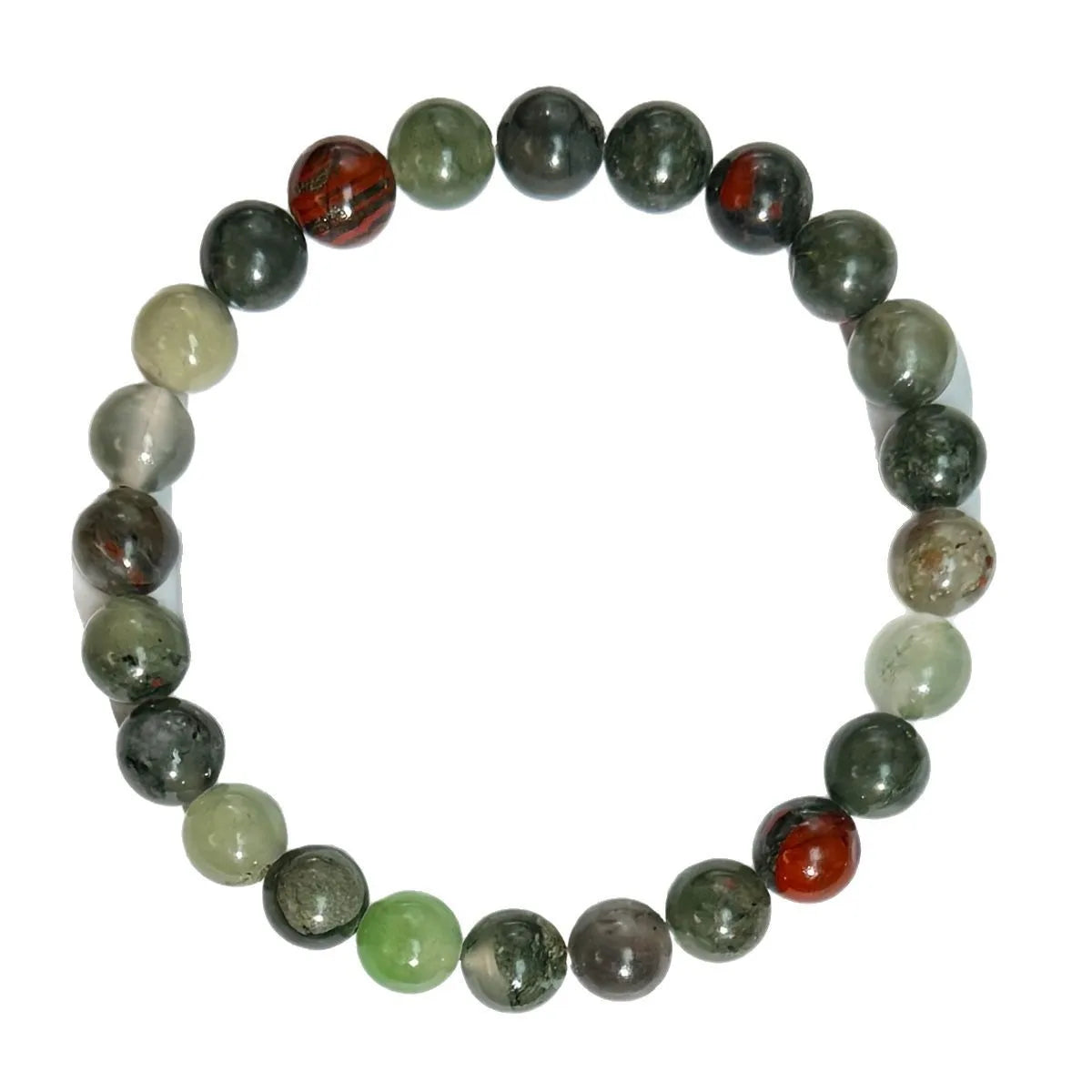 Handcrafted Bloodstone Bracelet - Protection