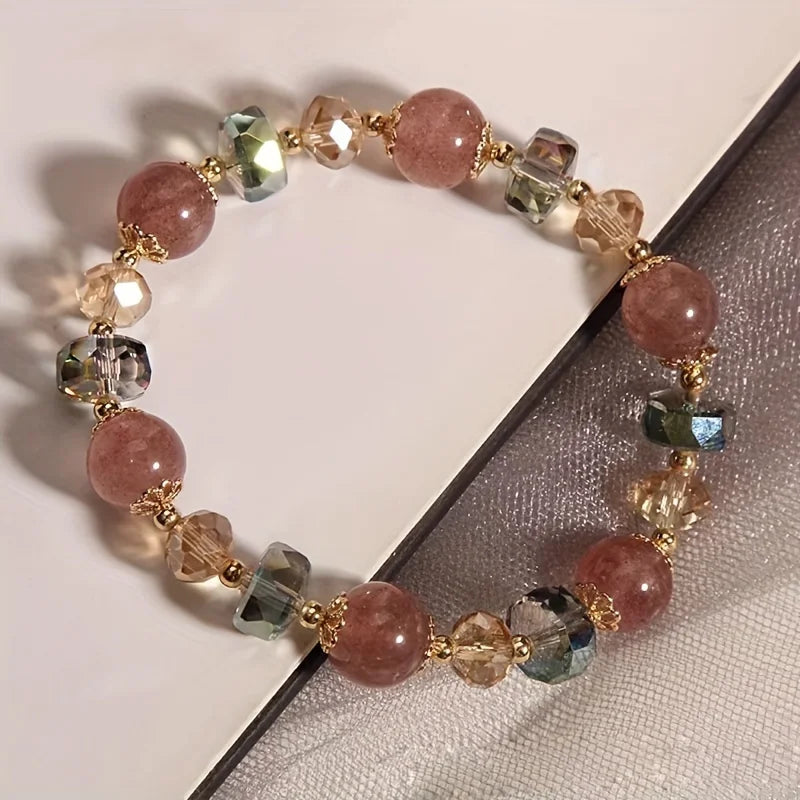 Crystal Beaded Bracelet - Energy And Balance