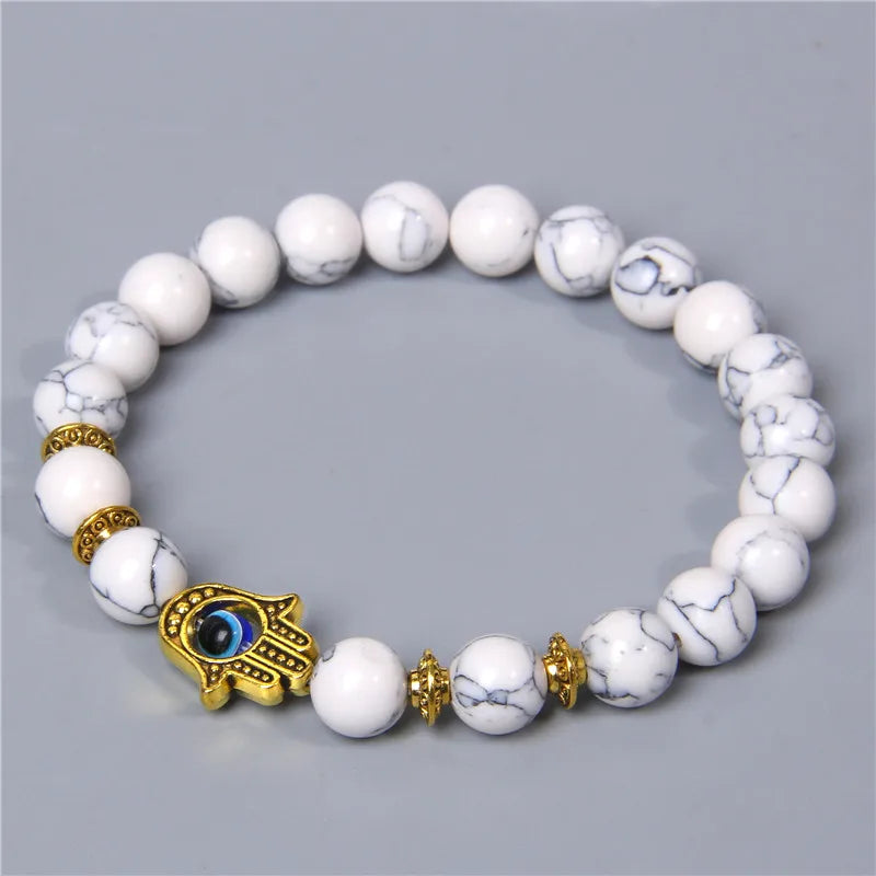 Natural Agate Protection Bracelet Unisex