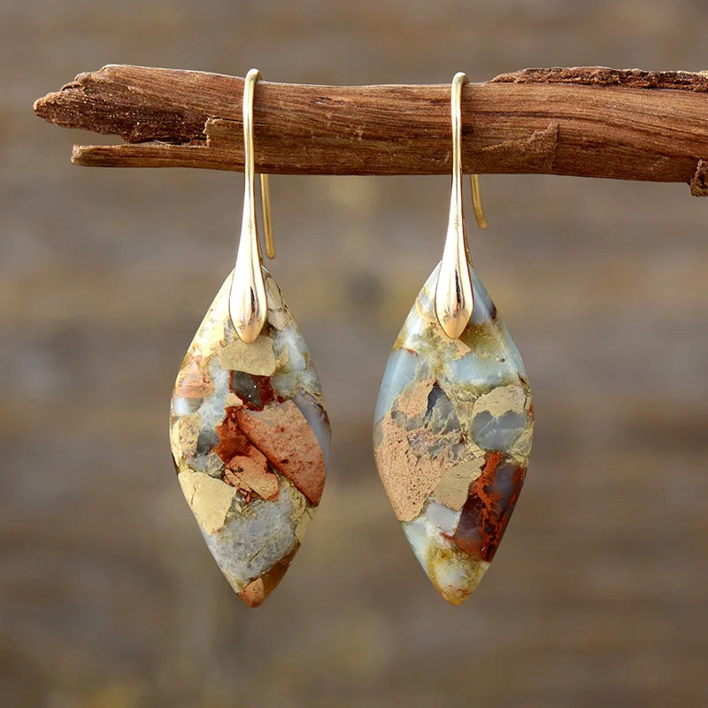 Leaf Pendant Earrings