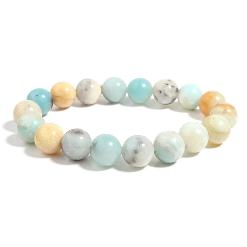 Dendritic Agate Depression Healing Crystal Bracelet Unisex
