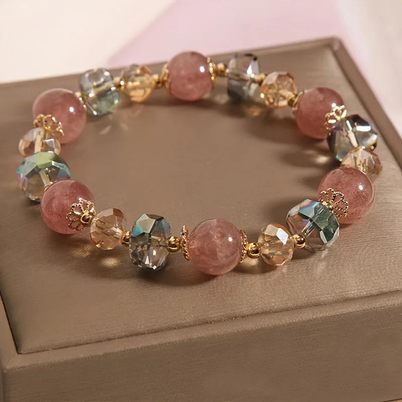 Crystal Beaded Bracelet - Energy And Balance