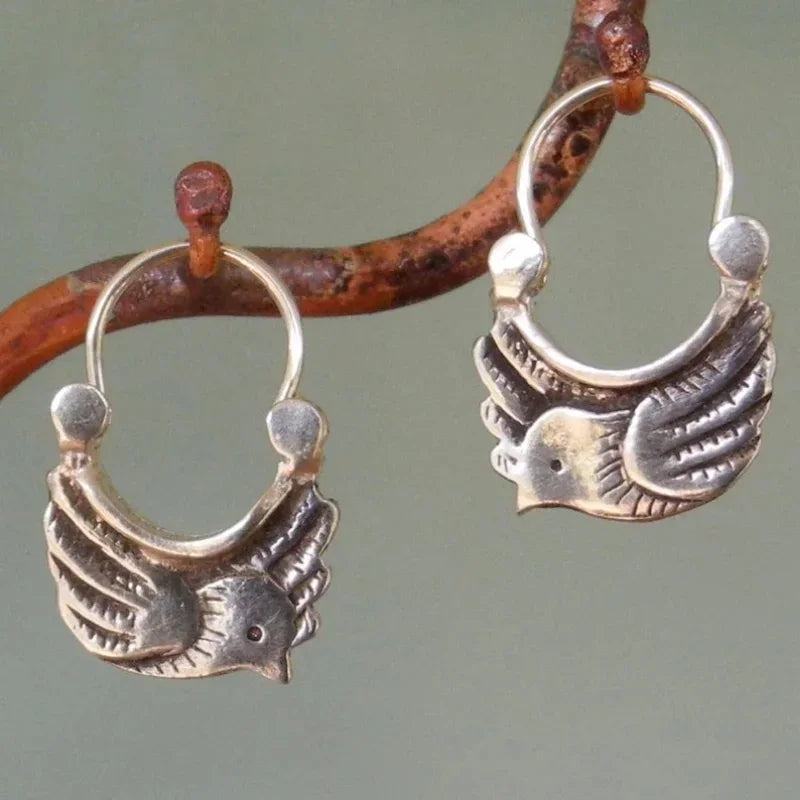 Vintage Bird Earrings