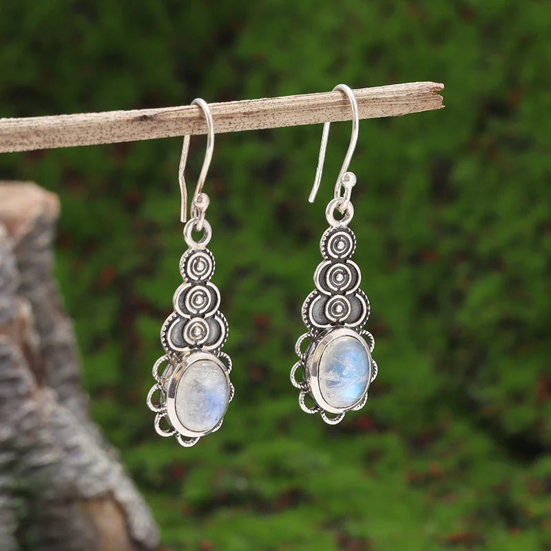 Classic Moonstone Earrings