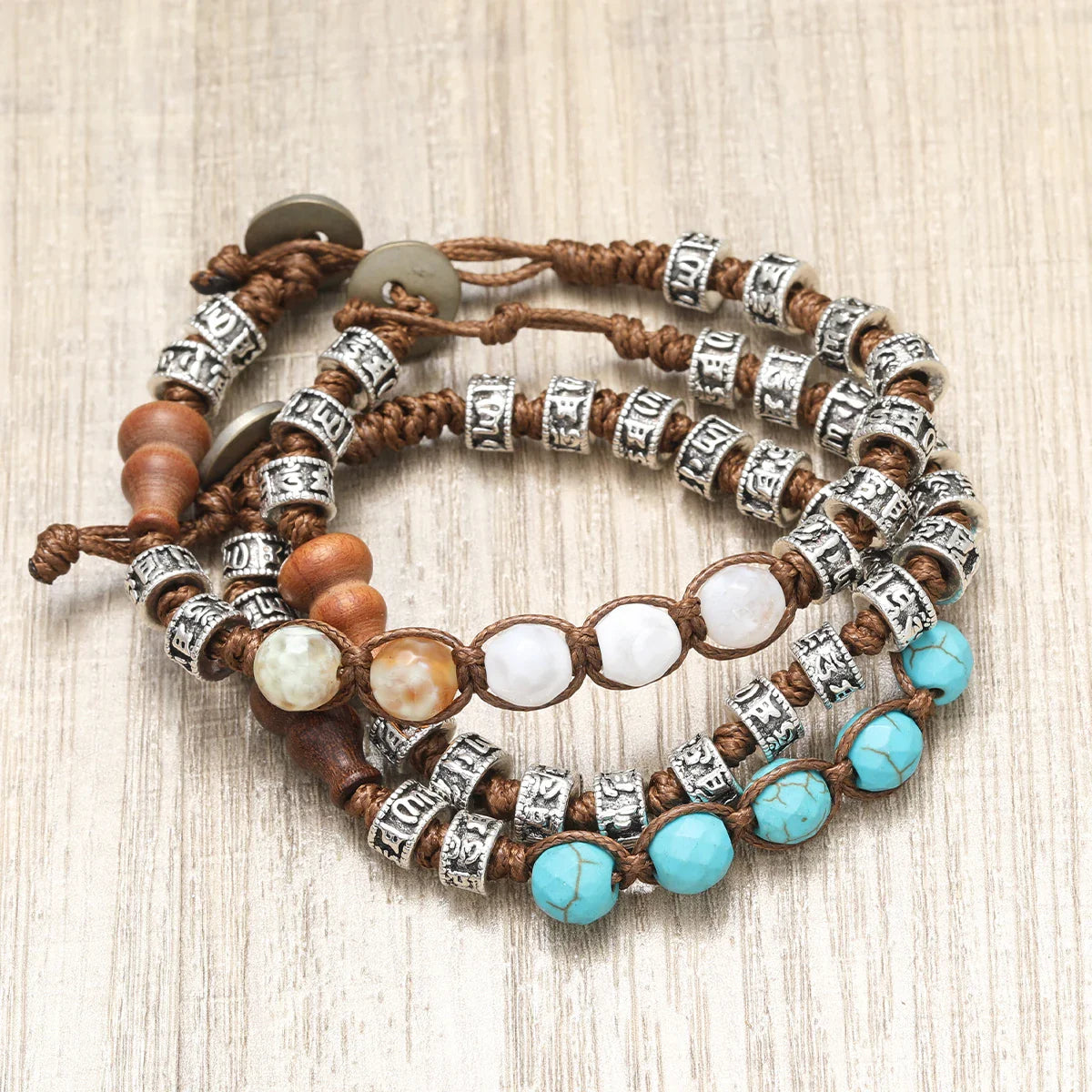 Sanshi Soul Healing Bracelets Natural Stone Tibetan Elite