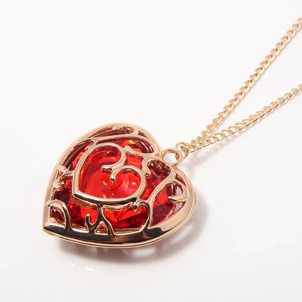 Handcrafted Crystal Heart Necklace For Love For Women