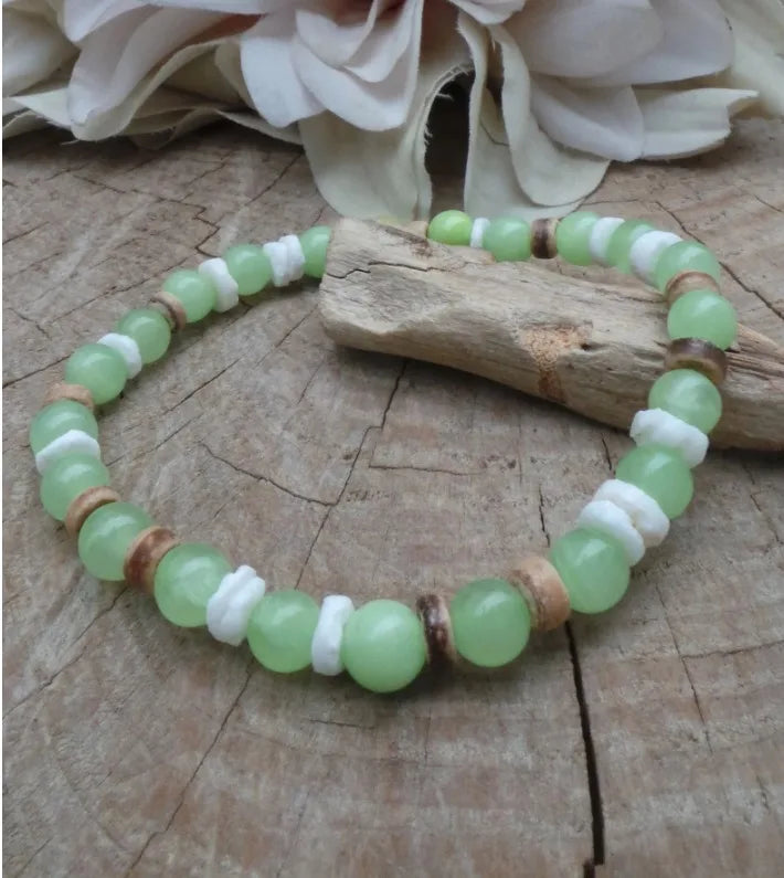 Black Tourmaline Hematite Rose Quartz Lepidolite Bracelet