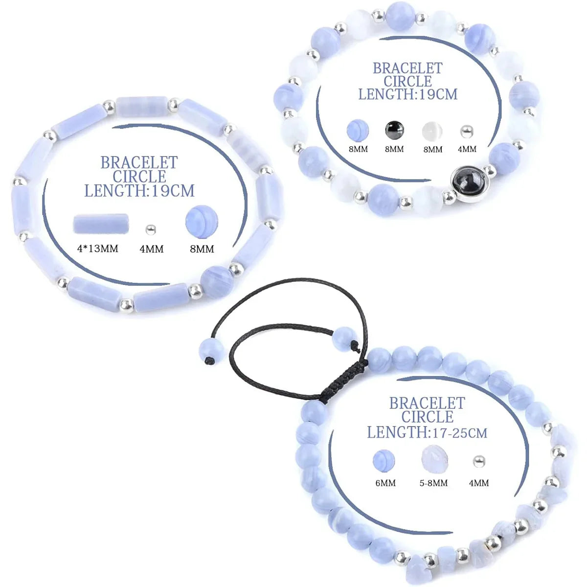 Handcrafted Amethyst Bracelet Set for Healing, Balance, and Meditation