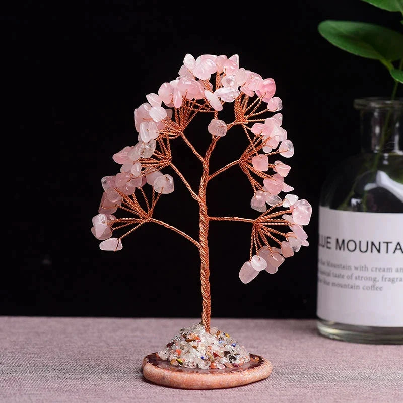 Natural Handcrafted Crystal Money Tree