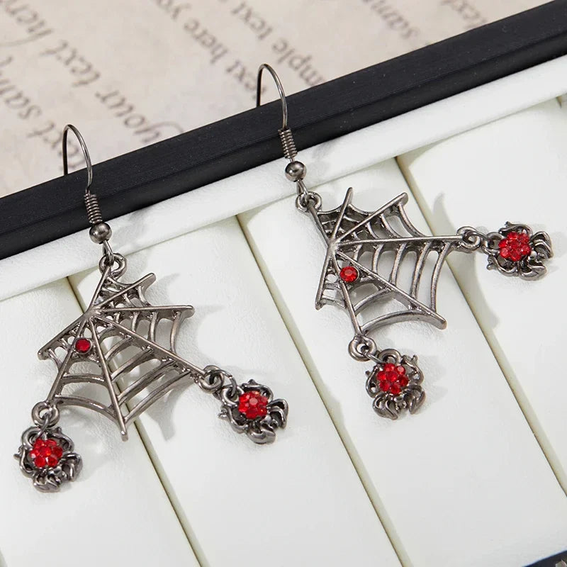 Spider Web Dangle Earrings - Aura Energy