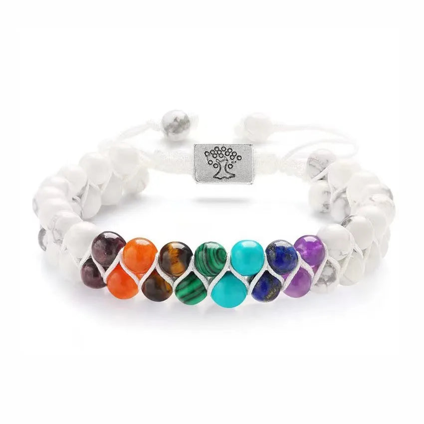 7 Chakra Stone Bracelet - Spiritual Healing
