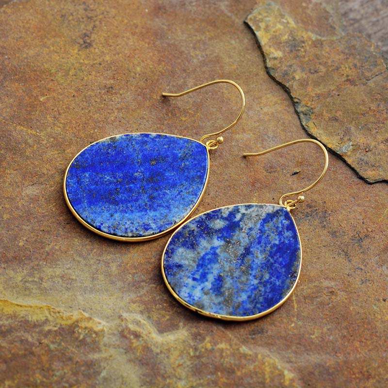 Lapis Lazuli Dangle Earrings