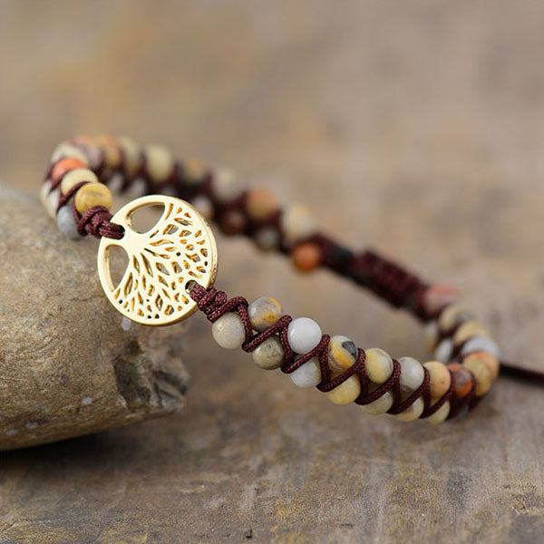 Tree of Life Jasper Bracelet