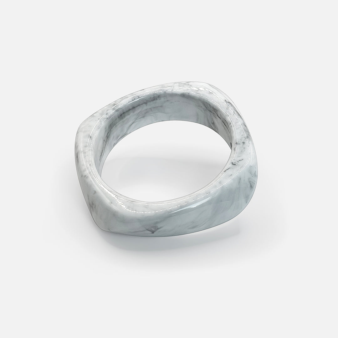 WHITE MARBLE BANGLE